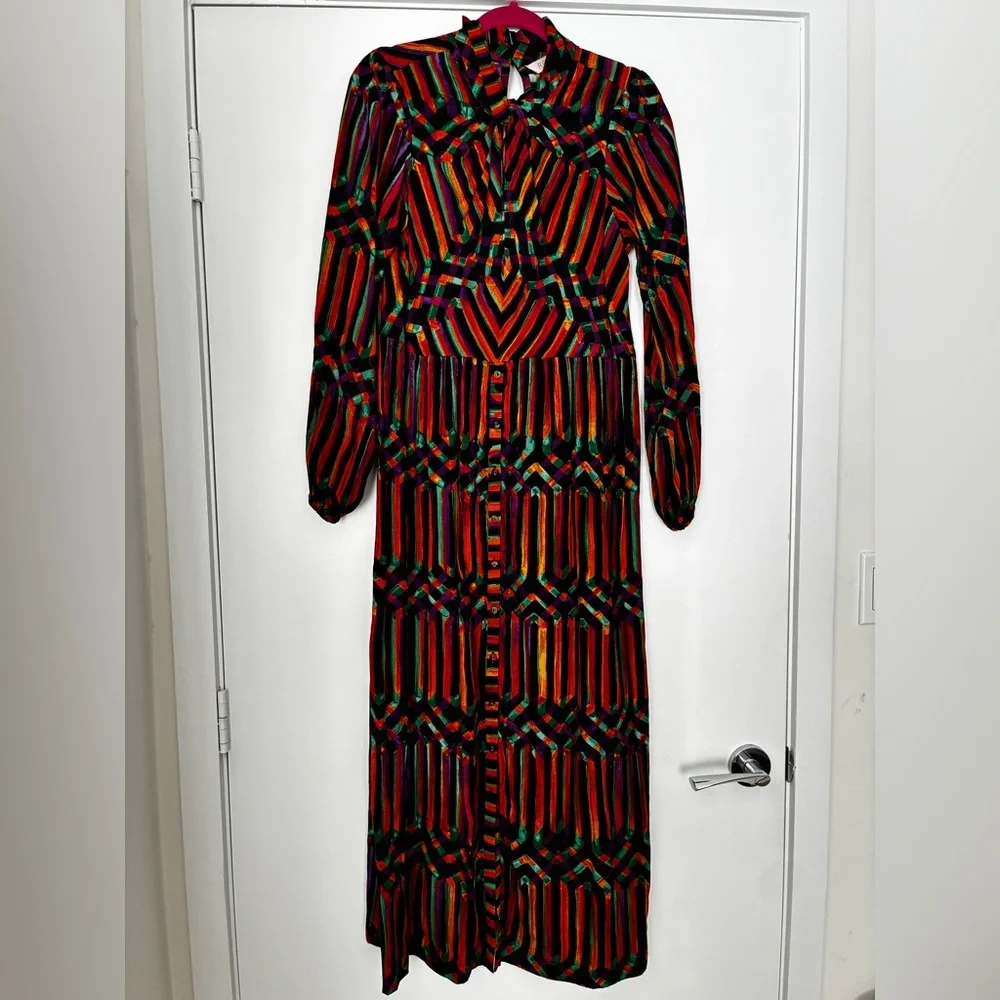 Ritu Kumar Twisted Neck Maxi Dress - Picture 6 of 10
